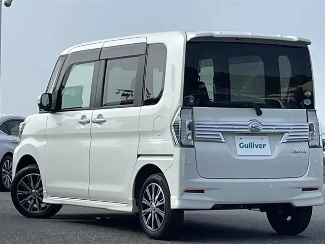 ダイハツ タント カスタム X トップED SA Ⅲ 島根県 2016(平28)年 2.2万km パールホワイトⅢ 純正ナビ/CD/DVD/DTV/Bluetooth/バックカメラ/片側パワースライドドア/LEDオートライト/ステアリングスイッチ/スマートキー/スペアキー /プッシュスタート /フロアマット/純正ドアバイザー/純正アルミホイール