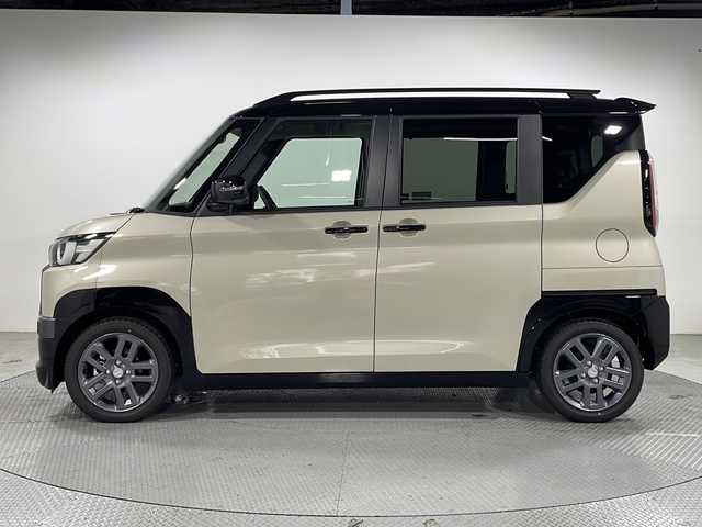 三菱 デリカミニ T プレミアム リミテッド ED 広島県 2025(令7)年 0.1万km未満 ベージュ 届出済未使用車　5Km/純正9型ディスプレイオーディオ/マルチアラウンドモニター/シートヒーター/両側パワースライドドア/ステアリングヒーター/レーダークルーズコントロール/オートマチックハイビーム/パドルシフト/衝突被害軽減システム/レーンキープアシスト/踏間違い防止アシスト/LEDヘッドライト/コーナーセンサー/エアバッグ(運転席/助手席/サイド/カーテン)/純正15インチアルミホイール(165/55/R15)