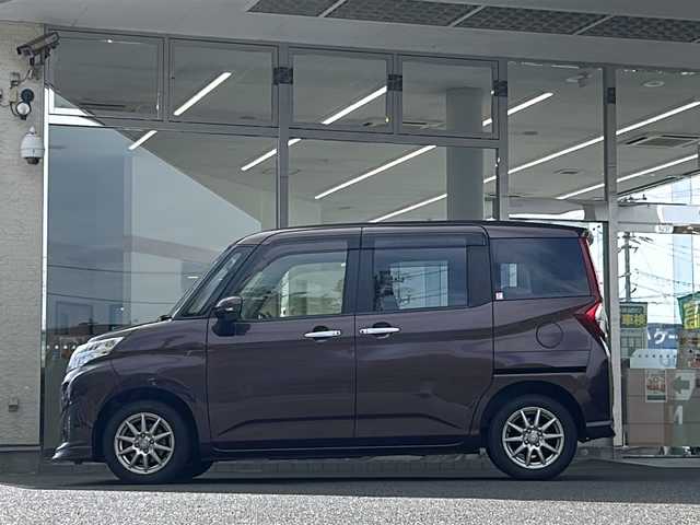 トヨタ ルーミー カスタムG－T 福島県 2016(平28)年 5.2万km プラムブラウンパールクリスタルシャイン 登録時走行距離：51642km/純正SDナビ/（フルセグ/BT接続/HDMI/USB/CD/DVD/AM/FM）/ETC/クルーズコントロール/両側パワースライドドア/衝突被害軽減ブレーキ/PUSHスタート/横滑り防止装置/アイドリングストップ/オートライト/HIDヘッドライト/シートヒーター/社外AW/純正フロアマット/コーナーセンサー/ステアリングスイッチ/保証書/取扱説明書/スペアキー