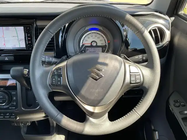 スズキ ハスラー J ターボ 道央・札幌 2019(令1)年 7.6万km ブルーイッシュブラックパール3 ・４WD/・衝突軽減ブレーキ/・全方位カメラ/・純正ナビ/　CD＆DVD＆BT＆TV/・バックカメラ/・ターボ/・レーンキープアシスト/・クルーズコントロール/・オートライト/・オートエアコン/・ミラーヒーター/・ダウンヒルアシスト/・パドルシフト/・アイドリングストップ/・ビルトインETC/・プッシュスタート/・スマートキー/・電動格納ミラー/・エンジンスターター/・社外AW＆冬タイヤ積込/・シートヒーター/・純正フロアマット/・ドアバイザー/・ウィンカーミラー/・フォグライト/・スペアキー