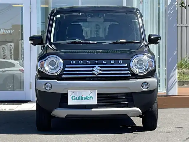 スズキ ハスラー J ターボ 道央・札幌 2019(令1)年 7.6万km ブルーイッシュブラックパール3 ・４WD/・衝突軽減ブレーキ/・全方位カメラ/・純正ナビ/　CD＆DVD＆BT＆TV/・バックカメラ/・ターボ/・レーンキープアシスト/・クルーズコントロール/・オートライト/・オートエアコン/・ミラーヒーター/・ダウンヒルアシスト/・パドルシフト/・アイドリングストップ/・ビルトインETC/・プッシュスタート/・スマートキー/・電動格納ミラー/・エンジンスターター/・社外AW＆冬タイヤ積込/・シートヒーター/・純正フロアマット/・ドアバイザー/・ウィンカーミラー/・フォグライト/・スペアキー
