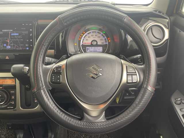 スズキ ハスラー Jスタイル Ⅱ ターボ 愛知県 2016(平28)年 6万km アクティブイエロー/ブラック2トーンルーフ 全方位モニター/メモリナビ/・フルセグTV/・Ｂｌｕｅｔｏｏｔｈ/・CD/DVD/クルーズコントロール/ターボ/ビルトインＥＴＣ/前席シートヒーター/パドルシフト/オートライト/レーンキープアシスト/衝突被害軽減ブレーキ/盗難防止装置/スペアキー/純正アルミホイール/取扱説明書/保証書/プッシュスタート/スマートキー