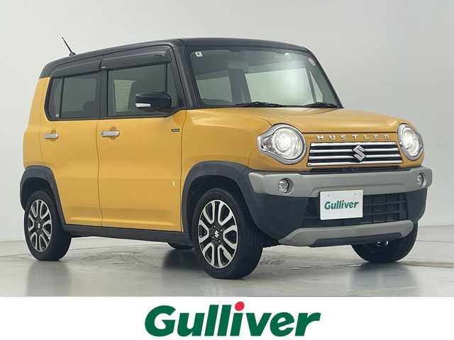スズキ ハスラー Jスタイル Ⅱ ターボ 愛知県 2016(平28)年 6万km アクティブイエロー/ブラック2トーンルーフ 全方位モニター/メモリナビ/・フルセグTV/・Ｂｌｕｅｔｏｏｔｈ/・CD/DVD/クルーズコントロール/ターボ/ビルトインＥＴＣ/前席シートヒーター/パドルシフト/オートライト/レーンキープアシスト/衝突被害軽減ブレーキ/盗難防止装置/スペアキー/純正アルミホイール/取扱説明書/保証書/プッシュスタート/スマートキー