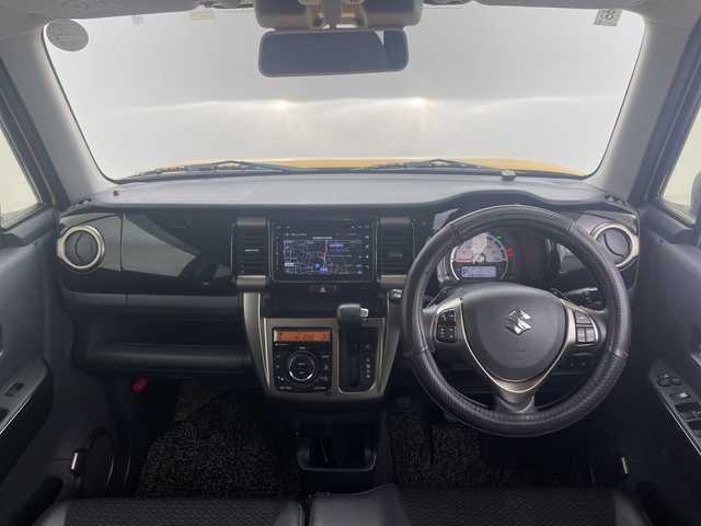 スズキ ハスラー Jスタイル Ⅱ ターボ 愛知県 2016(平28)年 6万km アクティブイエロー/ブラック2トーンルーフ 全方位モニター/メモリナビ/・フルセグTV/・Ｂｌｕｅｔｏｏｔｈ/・CD/DVD/クルーズコントロール/ターボ/ビルトインＥＴＣ/前席シートヒーター/パドルシフト/オートライト/レーンキープアシスト/衝突被害軽減ブレーキ/盗難防止装置/スペアキー/純正アルミホイール/取扱説明書/保証書/プッシュスタート/スマートキー