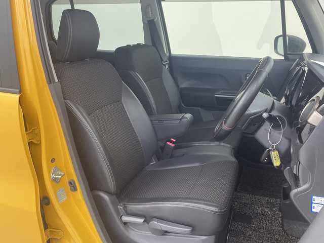 スズキ ハスラー Jスタイル Ⅱ ターボ 愛知県 2016(平28)年 6万km アクティブイエロー/ブラック2トーンルーフ 全方位モニター/メモリナビ/・フルセグTV/・Ｂｌｕｅｔｏｏｔｈ/・CD/DVD/クルーズコントロール/ターボ/ビルトインＥＴＣ/前席シートヒーター/パドルシフト/オートライト/レーンキープアシスト/衝突被害軽減ブレーキ/盗難防止装置/スペアキー/純正アルミホイール/取扱説明書/保証書/プッシュスタート/スマートキー