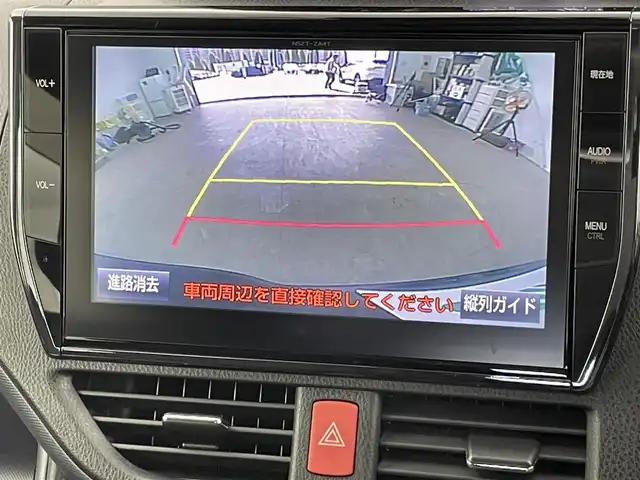 トヨタ ヴォクシー ハイブリッド ZS 千葉県 2016(平28)年 6.4万km ブラッキッシュアゲハガラスフレーク 純正10型ナビ/（AM＆FM＆Bluetooth＆フルセグTV＆CD＆DVD）/モデリスタエアロ（F）/トヨタセーフティセンス/両側電動スライドドア/衝突軽減ブレーキ/禁煙　/ビルトインＥＴＣ　/オートマチックハイビーム　/社外後席モニター　/レーンディパーチャーアラート/ＬＥＤヘッドライト（オートライト付き）/電動格納サイドミラー　/リアサンシェード/アイドリングストップ/ウィンカーミラー/ドアバイザー/プッシュスタート/12Vシガーソケット/ステアリングスイッチ/ISOFIX