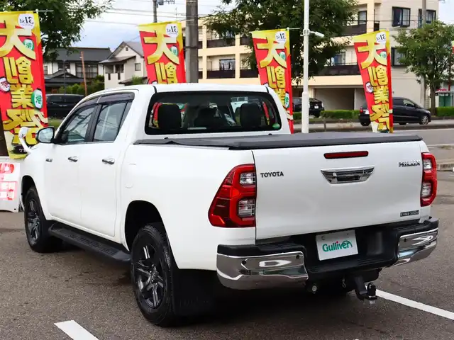 トヨタ ハイラックス Z 福島県 2021(令3)年 1.2万km スーパーホワイトⅡ  ワ ン オ ー ナ ー / 純 正 ナ ビ・フ ル セ グ T V/ 純 正 バ ッ ク カ メ ラ/ 純 正 E T C/ ク ル ー ズ コ ン ト ロ ー ル/ ス マ ー ト キ ー/ 革 調 シ ー ト カ バ ー/ 社 外 ド ラ イ ブ レ コ ー ダ ー(F・R)/ ド ア ミ ラ ー ヒ ー タ ー/ ト ヨ タ セ ー フ テ ィ/ 純 正 ア ル ミ ホ イ ル/ 純 正 L E D ヘ ッ ド ラ イ ト/ 純 正 フ ォ グ ラ ン プ/ 純 正 リ ア フ ォ グ/ ソ フ ト ト ノ カ バ ー/ ヒ ッ チ メ ン バ ー/ 新　車　保　証　書/ 取　扱　説　明　書