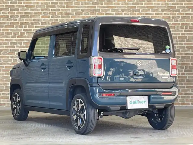 スズキ ハスラー HYBRID X ターボ 岩手県 2020(令2)年 9.7万km デニムブルー ガンメタリック 2トーン ワンオーナー/４WD/パドルシフト/ターボ/全周囲カメラ/デュアルカメラブレーキサポート/レーンアシスト/グリップコントロール/ヒルディセントコントロール/スノーモード/コーナーセンサー/アイドリングストップ/クルーズコントロール/横滑り防止装置/オートライト/シートヒーター/ステアリングスイッチ/純正ナビ/純正１５インチアルミホイール/純正フロアマット/助手席アンダーボックス