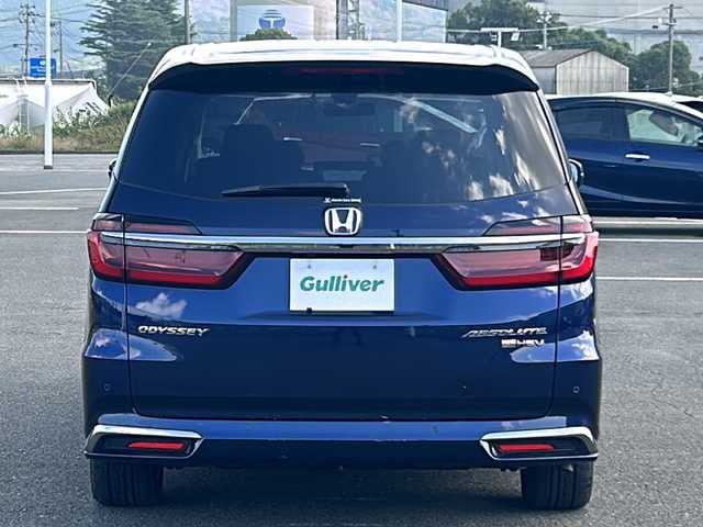 ホンダ オデッセイ ハイブリッド e:HEVアブソルート EX 福岡県 2021(令3)年 3.2万km オブシダンブルーパール ワンオーナー/本革レザーシート/純正メモリナビ/VXU-217DYi/HDMI接続/DVD/CD再生/SD再生/BT接続/ＢＳＭ/３６０°モニター/レーダークルーズコントロール/両側パワースライドドア/シートヒーター/パワーバックドア/ＥＴＣ２．０/カーテンエアバック