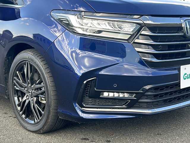ホンダ オデッセイ ハイブリッド e:HEVアブソルート EX 福岡県 2021(令3)年 3.2万km オブシダンブルーパール ワンオーナー/本革レザーシート/純正メモリナビ/VXU-217DYi/HDMI接続/DVD/CD再生/SD再生/BT接続/ＢＳＭ/３６０°モニター/レーダークルーズコントロール/両側パワースライドドア/シートヒーター/パワーバックドア/ＥＴＣ２．０/カーテンエアバック