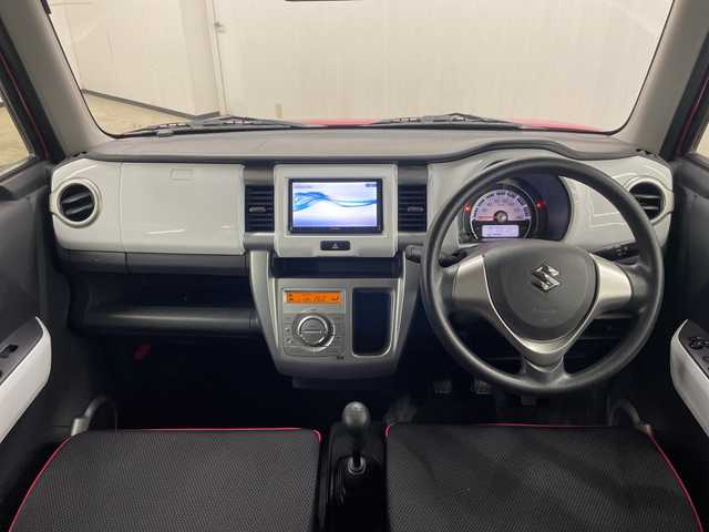 スズキ ハスラー G 長崎県 2015(平27)年 1.9万km キャンディピンクメタリック/ホワイト2トーンルーフ ワンオーナー/5速マニュアル/社外メモリナビ/（ワンセグ/CD/DVD）/バックカメラ/シートヒーター/純正フロアマット/ハロゲンヘッドライト/電動格納ミラー/純正ドアバイザー/スペアキー/保証書/取扱説明書