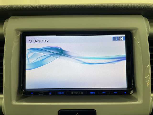 スズキ ハスラー G 長崎県 2015(平27)年 1.9万km キャンディピンクメタリック/ホワイト2トーンルーフ ワンオーナー/5速マニュアル/社外メモリナビ/（ワンセグ/CD/DVD）/バックカメラ/シートヒーター/純正フロアマット/ハロゲンヘッドライト/電動格納ミラー/純正ドアバイザー/スペアキー/保証書/取扱説明書