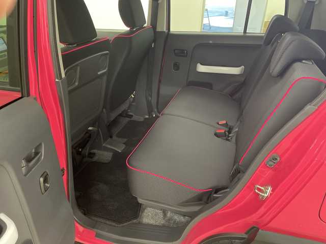 スズキ ハスラー G 長崎県 2015(平27)年 1.9万km キャンディピンクメタリック/ホワイト2トーンルーフ ワンオーナー/5速マニュアル/社外メモリナビ/（ワンセグ/CD/DVD）/バックカメラ/シートヒーター/純正フロアマット/ハロゲンヘッドライト/電動格納ミラー/純正ドアバイザー/スペアキー/保証書/取扱説明書