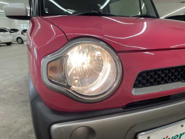 スズキ ハスラー G 長崎県 2015(平27)年 1.9万km キャンディピンクメタリック/ホワイト2トーンルーフ ワンオーナー/5速マニュアル/社外メモリナビ/（ワンセグ/CD/DVD）/バックカメラ/シートヒーター/純正フロアマット/ハロゲンヘッドライト/電動格納ミラー/純正ドアバイザー/スペアキー/保証書/取扱説明書