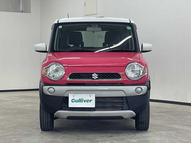 スズキ ハスラー G 長崎県 2015(平27)年 1.9万km キャンディピンクメタリック/ホワイト2トーンルーフ ワンオーナー/5速マニュアル/社外メモリナビ/（ワンセグ/CD/DVD）/バックカメラ/シートヒーター/純正フロアマット/ハロゲンヘッドライト/電動格納ミラー/純正ドアバイザー/スペアキー/保証書/取扱説明書