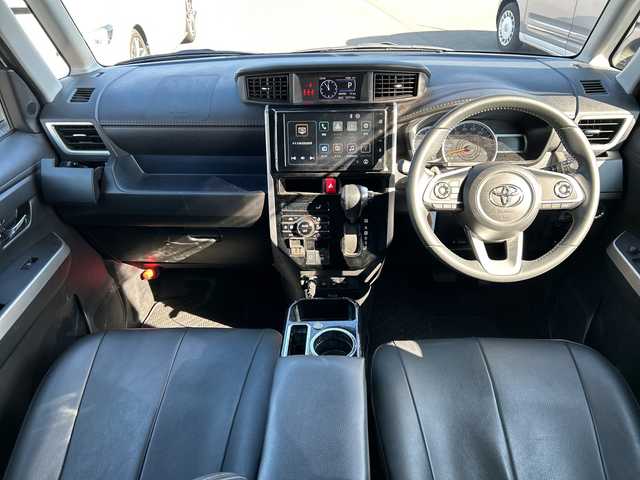 トヨタ ルーミー カスタムG 山口県 2023(令5)年 1.5万km パールホワイトⅢ ディスプレイオーディオ/　・Bluetooth/　・AppleCarplay/　・AndroidAuto/　・全方位カメラ/シートヒーター/ステアリングリモコン/テレビキャンセラー/カップホルダー/オートライト/オートハイビーム/コーナーセンサー/LEDヘッドライト/純正14インチAW