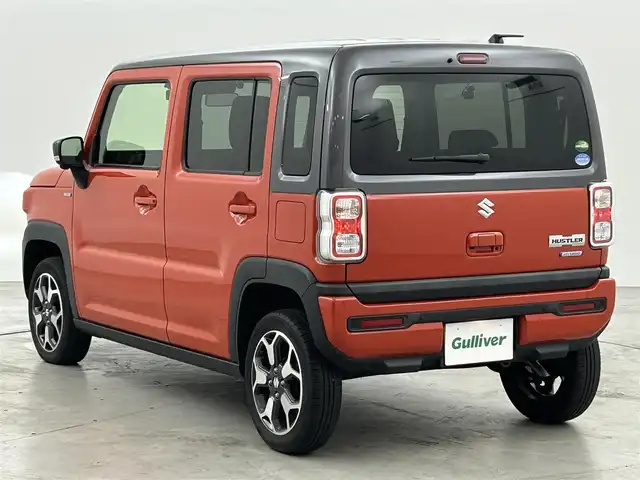 スズキ ハスラー HYBRID X 福岡県 2020(令2)年 1.8万km バーミリオンオレンジ/ガンメタリック2トーン 社外ナビ（ＢＴ，フルセグＴＶ）　/全方位カメラ　/ＥＴＣ　/前後ドラレコ　/コーナーセンサー　/衝突軽減ブレーキ　/レーンキープ　/横滑り防止装置　/アイドリングストップ　/シートヒーター　/純正１５インチＡＷ　/ＬＥＤ