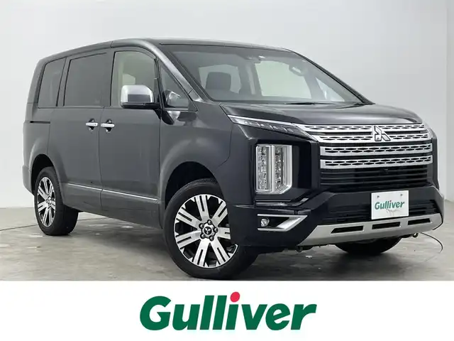 三菱 デリカＤ：５ P 大分県 2023(令5)年 4.4万km アメジストブラック 4WD/社外メモリナビ/ CD/USB/BT/全方位カメラ/衝突軽減ブレーキ/レーンキープ /レーダークルーズコントロール/コーナーセンサー /アイドリングストップ/両側パワースライドドア /パワーバックドア /シートヒーター /運転席パワーシート/パドルシフト/ステアリングヒーター/ETC/オートハイビーム/オートライト/LEDヘッドライト/フォグライト/オートリトラミラー /オートワイパー/フロアマット