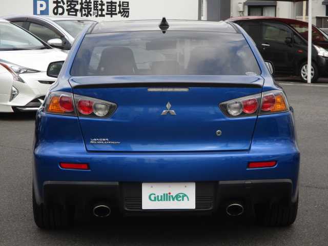 三菱 ランサー GSR エボリューションⅩ 岡山県 2011(平23)年 11.5万km 青Ⅱ ワンオーナー/純正HDDナビ/フルセグテレビ/DVD再生可能/Rockford/RECAROハーフレザーシート/RAYS18AW/社外サスローダウン/ターボ計/クルーズコントロール/オートライト/ETC/4WD/スマートキー2個