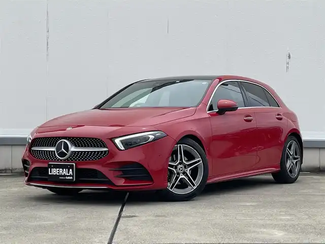 メルセデス・ベンツ Ａ２００ｄ AMGライン 東京都 2019(令1)年 2.3万km ジュピターレッド 360度カメラ/ヘッドアップディスプレイ/サンルーフ/ACC/LKA/BSM/赤黒ツートンレザーシート/パワーシート/シートヒーター/LEDヘッドライト/レーダーセーフティーパッケージ