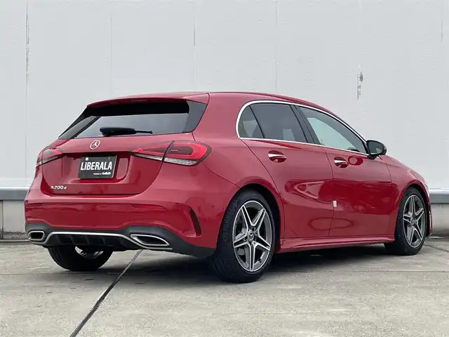 メルセデス・ベンツ Ａ２００ｄ AMGライン 東京都 2019(令1)年 2.3万km ジュピターレッド 360度カメラ/ヘッドアップディスプレイ/サンルーフ/ACC/LKA/BSM/赤黒ツートンレザーシート/パワーシート/シートヒーター/LEDヘッドライト/レーダーセーフティーパッケージ