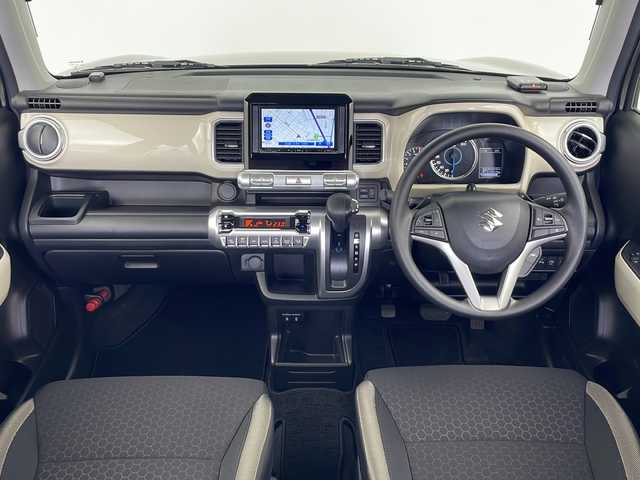 スズキ クロスビー HYBRID MZ 秋田県 2024(令6)年 1万km タフカーキパールメタリック/ホワイト2トーン ４WD/社外ナビ【AM/FM/BT/CD/DVD】 /フルセグTV /USBポート/バックカメラ /ETC /レーダークルーズコントロール　/パドルシフト　/アイドリングストップ　/クリアランスソナー　/コーナーセンサー /スマートキー　/スペアキー有り/プッシュスタート /リヤパーキングセンサー　/ミラーヒーター /ダウンヒルアシストコントロール/ヒルディセントコントロール/横滑り防止装置/衝突被害軽減システム/レーン逸脱警報/ライトレベライザー /前席シートヒーター/オートライト/オートエアコン /純正AW/電格ミラー/SNOW MODE/SPORT MODE/保証書/取扱説明書