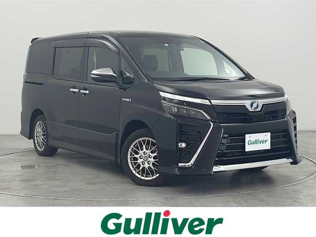 トヨタ ヴォクシー ハイブリッド ZS 煌Ⅱ 群馬県 2020(令2)年 4万km ブラック 純正９型ナビ　純正１２．１型後席モニター　バックカメラ　ビルトインＥＴＣ　前後ドラレコ　シートヒーター　クルーズコントロール　両側電動スライドドア　衝突被害軽減ブレーキ　ＬＥＤライト フォグ 禁煙車