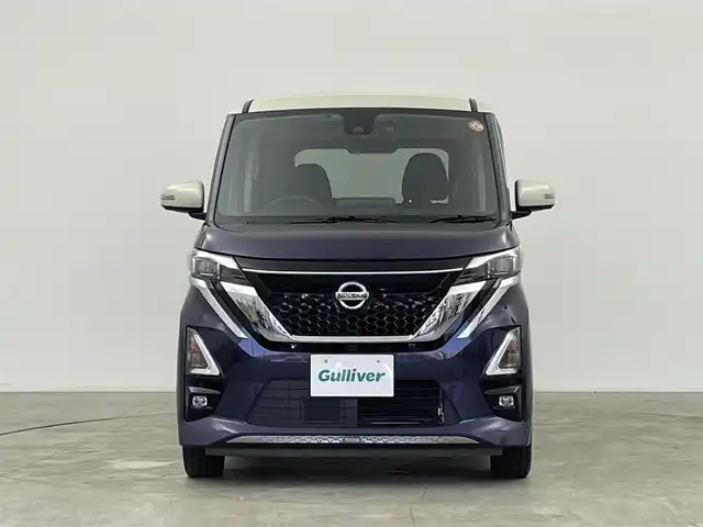 日産 ルークス HWS X プロパイロットED 千葉県 2022(令4)年 4.6万km 青Ⅱ 禁煙車/360°セーフティアシスト/・衝突軽減システム/・車線逸脱警報/・車線逸脱防止支援/・速度標識/純正9型ナビ/CD DVD MSV BT フルセグ/全周囲カメラ/両側パワースライドドア/ハンズフリーオートスライドドア/プロパイロット/リアサーキュレーター/パーキングスイッチ/ビルトインETC/純正アルミホイール/ブレーキホールド/LEDヘッドライト