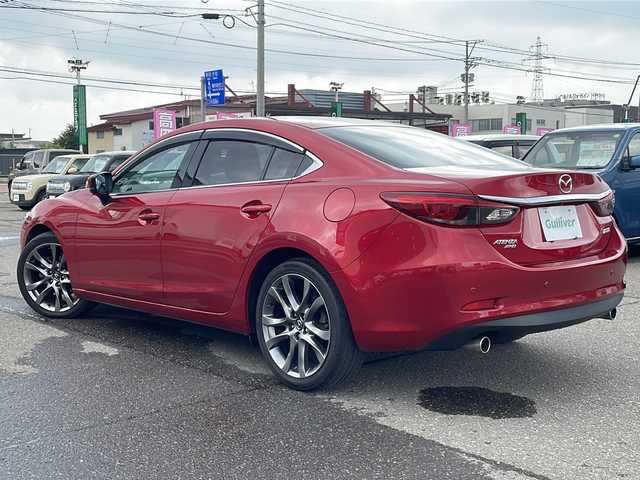 マツダ アテンザ セダン 秋田県 2018(平30)年 6.1万km ソウルレッドプレミアムメタリック ４ＷＤ/ＥＴＣ/運助シートヒーター/ステアリングヒーター/運助パワーシート/前後コーナーセンサー/純正19インチアルミ/レーダークルーズコントロール