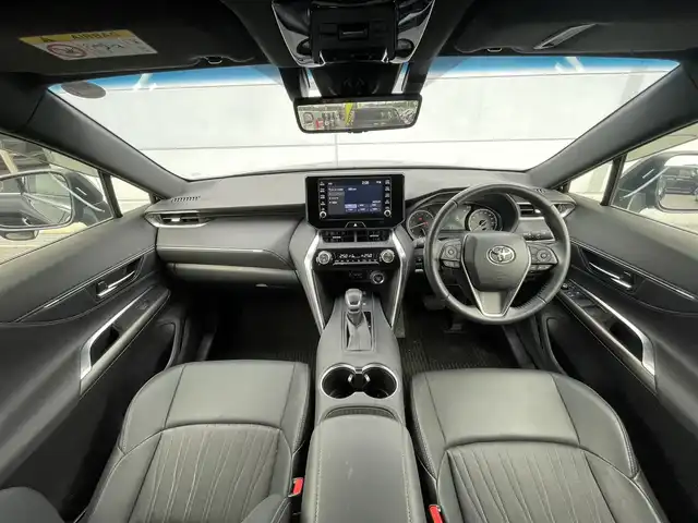 トヨタ ハリアー G 千葉県 2021(令3)年 4万km ブラック 純正ディスプレイオーディオ　/ラジオ/USB/Ｂｌｕｅｔｏｏｔｈ/Ｍｉｒａｃａｓｔ　/デジタルインナーミラー　/ブラインドスポットモニター　/D席パワーシート/電動リアゲート/ビルトインＥＴＣ　/バックカメラ　/ステアリングスイッチ　/パワーウィンドウ/パワーステアリング/ABS
