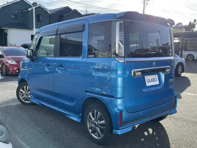 スズキ スペーシア カスタム HYBRID GS 愛知県 2018(平30)年 9.5万km ブリスクブルーM (株)IDOMが運営する【じしゃロン名古屋鳴海店】の自社ローン専用車両になりますこちらは現金またはオートローンご利用時の価格です。自社ローンご希望の方は別途その旨お申付け下さい/全方位モニター/パナソニックナビ/CD/DVD/Bluetooth/右フロントシートヒーター/左パワースライドドア/リアコーナーセンサー/デュアルセンサーブレーキサポート/LEDヘッドライト/社外アルミホイール/電動格納ミラー/純正フロアマット/スマートキー/プッシュスタート