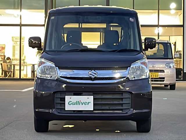 スズキ スペーシア G リミテッド 青森県 2016(平28)年 6.4万km 茶 ・4WD/・衝突軽減ブレーキ/・レーンキープアシスト/・純正ナビ/・Bluetooth/・フルセグ/・全方位カメラ/・片側パワースライドドア/・プッシュスタート/・スマートキー/・アイドリングストップ/・シートヒーター/・ドライブレコーダー/・ETC/・保証書・取説あり