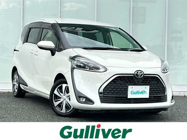 トヨタ シエンタ G クエロ 福岡県 2019(平31)年 2.3万km ホワイトパールクリスタルシャイン 純正ナビ（BT/フルセグ/CD/DVD/FM/AM/SD/全方位カメラ/両側パワースライドドア/前席シートヒーター/衝突軽減システム/車線逸脱警報/LEDヘッドライト/オートライト/ステアリングヒーター/ステアリングリモコン/純正ドアバイザー/USB×２/ISOFIX/オート電動格納ミラー/純正フロアマット/ビルトインETC