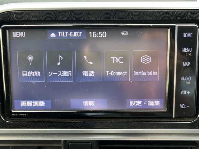 トヨタ シエンタ G クエロ 福岡県 2019(平31)年 2.3万km ホワイトパールクリスタルシャイン 純正ナビ（BT/フルセグ/CD/DVD/FM/AM/SD/全方位カメラ/両側パワースライドドア/前席シートヒーター/衝突軽減システム/車線逸脱警報/LEDヘッドライト/オートライト/ステアリングヒーター/ステアリングリモコン/純正ドアバイザー/USB×２/ISOFIX/オート電動格納ミラー/純正フロアマット/ビルトインETC