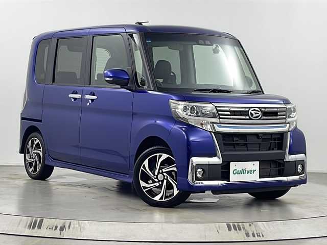 ダイハツ タント カスタムRSトップED VS SAⅢ 埼玉県 2019(令1)年 2万km ディープブルークリスタルマイカ 純正ナビ　/全方位カメラ　/ドライブレコーダー　/ＥＴＣ　/衝突軽減システム　/両側パワースライドドア　/シートヒーター　/オートマティックハイビーム　/純正アルミホイール　/純正フロアマット　/フォグランプ　/ＬＥＤ/ウィンカーミラー/電動格納ミラー/ロールサンシェード/アイドリングストップ/プッシュスタート/スマートキー