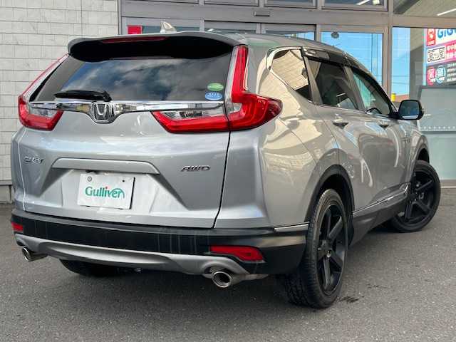 ホンダ ＣＲ－Ｖ EX 青森県 2019(平31)年 3.4万km ルナシルバーM ワンオーナー/純正ナビ(BT/フルセグ/DVD/CD/ラジオ)/バックカメラ/純正エンジンスターター/パワーシート/ホンダセンシング/レーダークルーズコントロール/レーンアシスト/前席シートヒーター/LEDヘッドライト/オートライト/フォグライト/前後ドライブレコーダー/ETC2.0/235/60/18純正AW付き冬タイヤ積込み/記録簿(R7/R6/R5/R4)/新車時保証書/取扱説明書