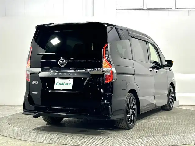 日産 セレナ ハイウェイスター G 大阪府 2020(令2)年 3万km ダイヤモンドブラック プロパイロット 純正ナビ(フルセグ/DVD再生/Blu-ray/Bluetooth) 360カメラ ETC デジタルインナーミラー 衝突軽減 BSM パークアシスト 革シート 前後ドラレコ