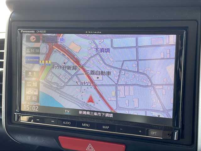 ホンダ Ｎ ＢＯＸ G SSパッケージ 新潟県 2017(平29)年 4.2万km プレミアムディープモカパール HDDナビ/フルセグテレビ/バックカメラ/デジタルインナーミラー/プッシュスタート/両側パワースライドドア/シートヒーター/ビルトインETC/ステアリングスイッチ/ドアバイザー/電格ミラー
