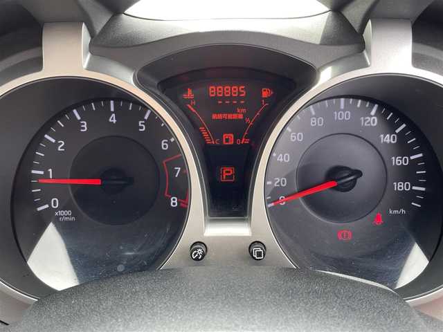 日産 ジューク 15RX タイプV 佐賀県 2012(平24)年 8.9万km サファイアブラック 社外メモリナビ/フルセグTV/・CD/DVD/USB/AUX/Bluetooth/ビルトインETC/革巻きステアリング/プッシュスタート/スマートキー/純正フォグライト/純正フロアマット/純正ドアバイザ―