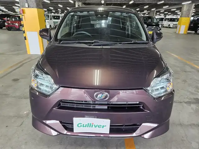 ダイハツ ミラ イース X リミテッド SAⅢ 鹿児島県 2021(令3)年 1.8万km プラムブラウンクリスタルマイカ 〇社外ナビ/〇フルセグTV/〇バックカメラ/〇ドライブレコーダー/〇ETC/〇スマートアシスト３/〇衝突回避支援ブレーキ機能/〇衝突警報機能（対車両・歩行者）/〇車線逸脱警報機能/〇コーナーセンサー（フロント・リア）/〇LEDヘッドランプ/〇オートライト/〇パワーウィンドウ/〇ダイヤル式マニュアルエアコン/〇純正14インチフルホイールキャップ/〇リモコンキー/〇禁煙車