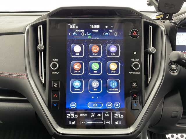 スバル レヴォーグ 1．8STIスポーツ EX 長野県 2020(令2)年 6.9万km マグネタイトグレーメタリック 4WD/純正センターインフォメーションディスプレイナビ/フルセグTV&USB&BT/アイサイト/アダプティブクルーズコントロール/レーンキープアシスト/車線逸脱警報/衝突軽減ブレーキ/ブラインドスポットモニター/コーナーセンサー/パワーバックドア/レザーシート/全席シートヒーター/前席パワーシート/運転席シートメモリ/ステアリングスイッチ/パドルシフト/MTモード付AT/フロント・サイド・バックカメラ/ビルトインETC/LEDヘッドライト/オートライト/フロントフォグランプ/電動格納ミラー/ウィンカーミラー/電動ホールド/オートビークルホールド/純正18インチAW装着/純正フロアマット/ドアバイザー/プッシュスタート/スマートキー