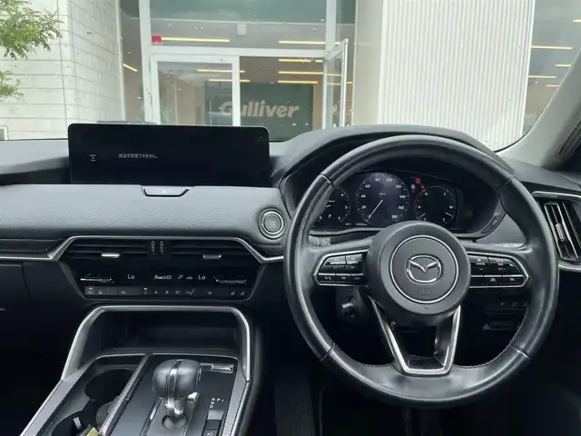 マツダ ＣＸ－６０ XD Lパッケージ 石川県 2023(令5)年 3.5万km ロジウムホワイトプレミアムメタリック ディーゼルターボ/純正ナビ/フルセグTV/全方位モニター/パワーバックドア/LEDヘッドライト/ETC/レザーシート/シートヒーター/ハンドルヒーター/レーダークルーズ/衝突軽減ブレーキ/純正アルミホイール/スマートキー/ワイヤレス充電/スペアキー