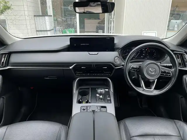マツダ ＣＸ－６０ XD Lパッケージ 石川県 2023(令5)年 3.5万km ロジウムホワイトプレミアムメタリック ディーゼルターボ/純正ナビ/フルセグTV/全方位モニター/パワーバックドア/LEDヘッドライト/ETC/レザーシート/シートヒーター/ハンドルヒーター/レーダークルーズ/衝突軽減ブレーキ/純正アルミホイール/スマートキー/ワイヤレス充電/スペアキー