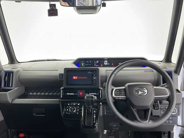 ダイハツ タント カスタム RS 長野県 2019(令1)年 2.8万km ブラックマイカメタリック/シャイニングホワイトパール 純正ナビ（TV/FM/AM/BT)/プッシュスタート/前後ドライブレコーダー/両側パワースライドドア/アイドリングストップ/スマートキー/バックカメラ/LEDヘッドライト/ステアリングスイッチ/電格ミラー/ウィンカーミラー/純正アルミホイール