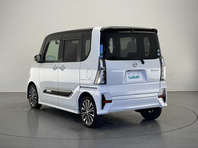 ダイハツ タント カスタム RS 長野県 2019(令1)年 2.8万km ブラックマイカメタリック/シャイニングホワイトパール 純正ナビ（TV/FM/AM/BT)/プッシュスタート/前後ドライブレコーダー/両側パワースライドドア/アイドリングストップ/スマートキー/バックカメラ/LEDヘッドライト/ステアリングスイッチ/電格ミラー/ウィンカーミラー/純正アルミホイール