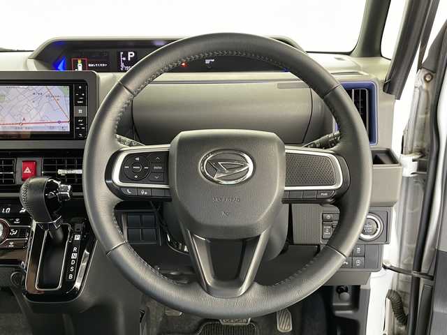 ダイハツ タント カスタム RS 長野県 2019(令1)年 2.8万km ブラックマイカメタリック/シャイニングホワイトパール 純正ナビ（TV/FM/AM/BT)/プッシュスタート/前後ドライブレコーダー/両側パワースライドドア/アイドリングストップ/スマートキー/バックカメラ/LEDヘッドライト/ステアリングスイッチ/電格ミラー/ウィンカーミラー/純正アルミホイール