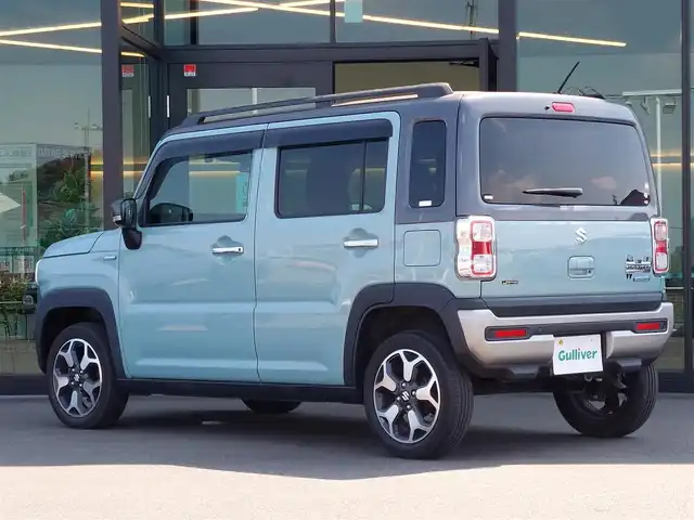 スズキ ハスラー Jスタイル 東京都 2021(令3)年 1.2万km オフブルーメタリック/ガンメタリック2トーンルーフ 純正SDナビ【CN-R2765W】//CD/BT/FM/AM/フルセグTV/レーダーブレーキサポート/ドライブレコーダー/ＥＴＣ/前席シートヒーター/コーナーセンサー/ルーフレール/スマートキー/フォグ/純正１５インチアルミ