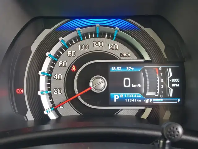 スズキ ハスラー Jスタイル 東京都 2021(令3)年 1.2万km オフブルーメタリック/ガンメタリック2トーンルーフ 純正SDナビ【CN-R2765W】//CD/BT/FM/AM/フルセグTV/レーダーブレーキサポート/ドライブレコーダー/ＥＴＣ/前席シートヒーター/コーナーセンサー/ルーフレール/スマートキー/フォグ/純正１５インチアルミ
