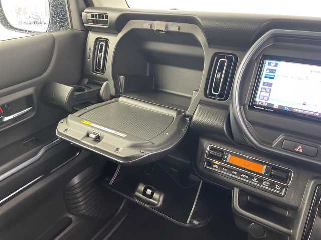 スズキ ハスラー Jスタイル 大分県 2021(令3)年 1.2万km オフブルーメタリック/ガンメタリック2トーンルーフ 純正SDナビ【CN-R2765W】//CD/BT/FM/AM/フルセグTV/レーダーブレーキサポート/ドライブレコーダー/ＥＴＣ/前席シートヒーター/コーナーセンサー/ルーフレール/スマートキー/フォグ/純正１５インチアルミ