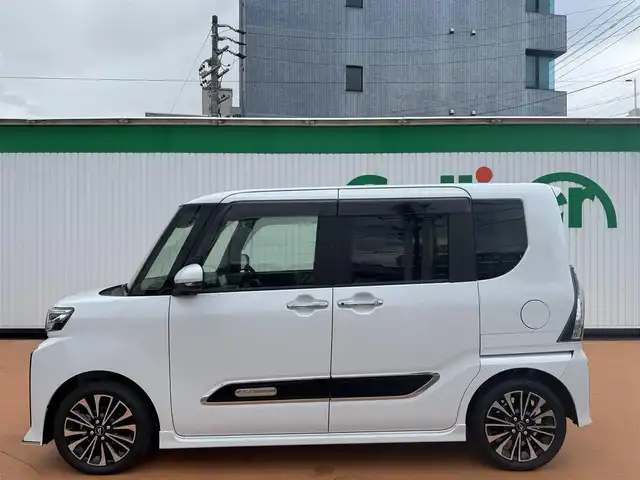 ダイハツ タント カスタム RS 三重県 2023(令5)年 0.3万km パール ワンオーナー/ターボ/スマートアシスト/シートヒーター/ディスプレイオーディオ/スペアキーあり/ETC/バックカメラ/クルーズコントロール/両側パワースライドドア